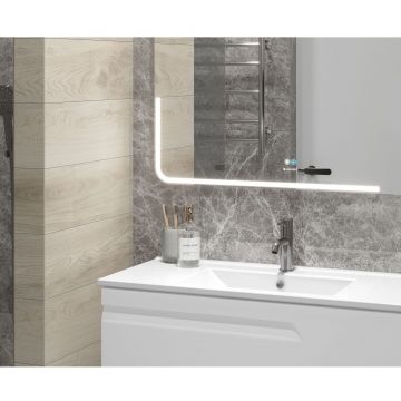 Керамогранит Ceradim (Керадим) Mramor Story Grey серый 60х120 см полированный