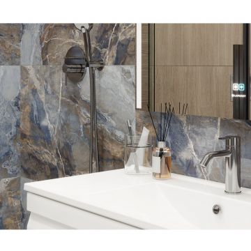 Керамогранит Ceradim Ocean Elfish синий 60х120 см полированный