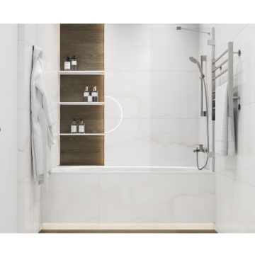 Керамогранит Ceradim (Керадим) Onyx Imperator White белый 60х120 см полированный