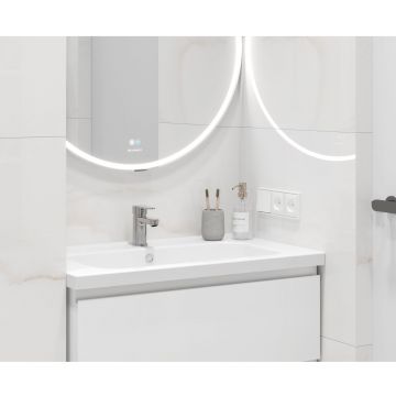 Керамогранит Ceradim (Керадим) Onyx Imperator White белый 60х120 см полированный