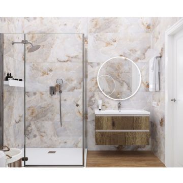 Керамогранит Ceradim (Керадим) Onyx Magic Brown серо-коричневый 60х120 см полированный