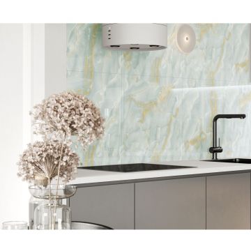 Керамогранит Ceradim Onyx Miraculous голубой 60х120 см полированный
