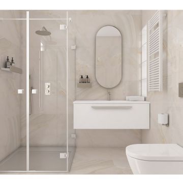 Керамогранит Ceradim (Керадим) Onyx Queen Cream кремовый 60х60 см полированный