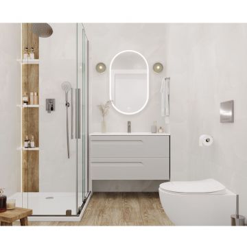 Керамогранит Ceradim Onyx Royal Cloud серый 60х120 см полированный