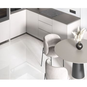 Керамогранит Ceradim Onyx Royal Cloud серый 60х120 см полированный