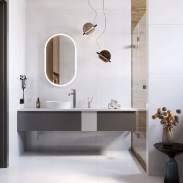 Керамогранит Ceradim (Керадим) Onyx Snappy Blue голубой 60х60 см полированный