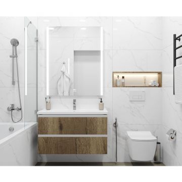 Керамогранит Ceradim (Керадим) Statuario Justice Grey белый 60х120 см полированный