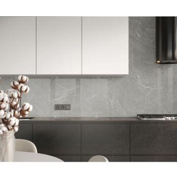 Керамогранит Ceradim (Керадим) Stone Cool Grey серый 60х120 см полированный