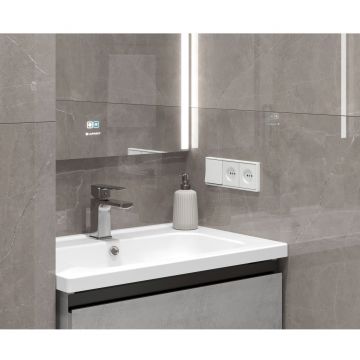 Керамогранит Ceradim (Керадим) Stone Micado Grey серый 60х120 см полированный