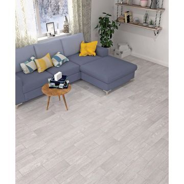 Керамогранит Ceradim (Керадим) Augusto светло-серый 14,7х59,4 см