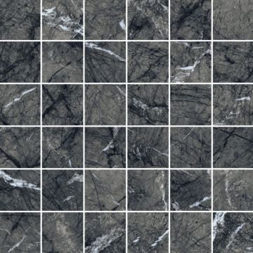 Мозаика Coliseumgres (Колизеумгрес) Уффици Блэк 30х30 см натуральный, толщ. 9 мм, 610110000735