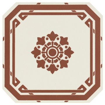 Базовая плита Грация Керамика Old England 20х20 см серый матовая OEOD3, Ottagono Dec ED Chester, Gracia Ceramica