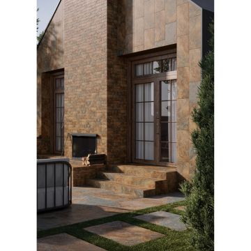 Керамогранит Paradyz (Парадайз) Ardis rust elewacja struktura mat 40x6,6 см
