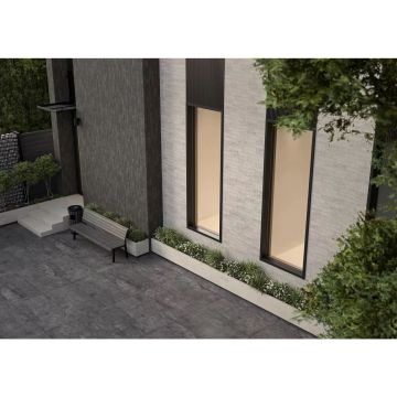 Керамогранит Paradyz (Парадайз) Carrizo grey elewacja struktura stripes mix mat 40x6,6 см