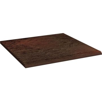 Ступень Paradyz (Парадайз) Semir brown stopnica prosta 30х30 см (1.7 м2)