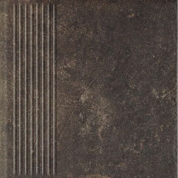 Ступень Paradyz (Парадайз) Scandiano Brown Stopnica Prosta 8,5 мм 30x30 см, Z---300X300-1-SCAN.BRSP-5