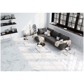 Керамогранит Эстима Montis 60х120 белый неполированная, ректификат MN 01, Estima
