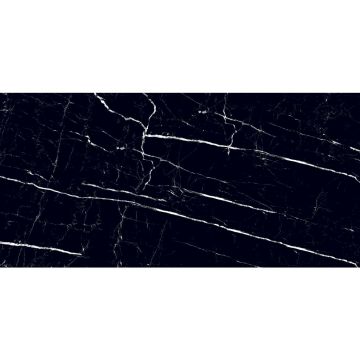 Керамогранит Эстима (Estima) Marble Onlygres черный полированный ректификат 60x120 см, MOG602