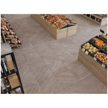 Мозаика Эстима Gabbro 30х30 серый, коричневый неполированная, ректификат GB 02, Estima