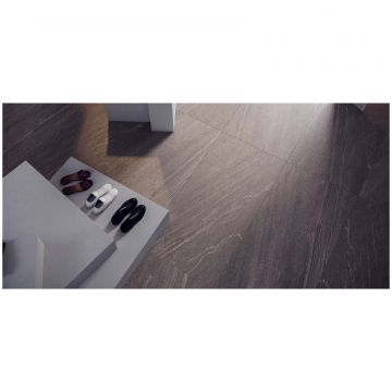 Керамогранит Эстима Gabbro 80х160 серый неполированная, ректификат, антискольжение GB 02, Estima