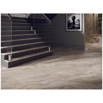 Керамогранит Эстима Bernini 80х80 бежевый, светло-бежевый неполированная, ректификат, антискольжение BR 01, Estima