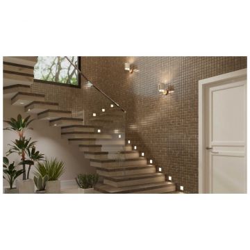 Плинтус Эстима Bernini 10х20 коричневый полированная, ректификат BR 04, Estima