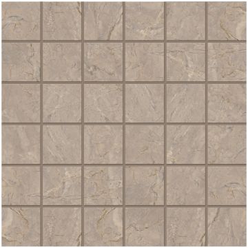 Мозаика Эстима Bernini 30х30 бежевый, серый полированная, ректификат BR 02, Estima