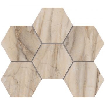 Мозаика Эстима Bernini 25х33 бежевый неполированная BR 01, Estima