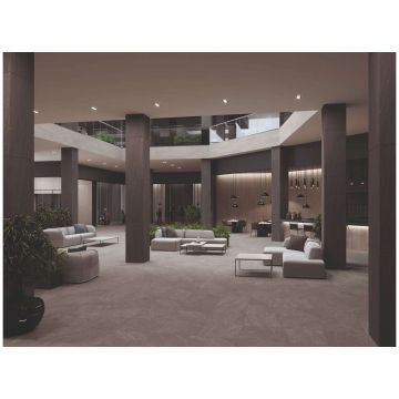 Керамогранит Эстима Gabbro 80х160 темно-серый неполированная, ректификат, антискольжение GB 03, Estima