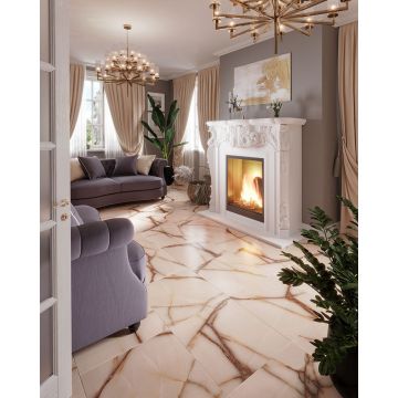 Керамогранит Itc Ceramica (Итк Керамика) Moon Onyx White Sugar 60x60 см