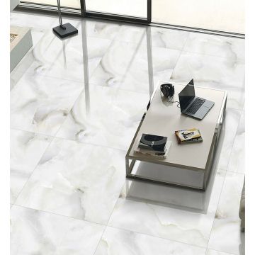 Керамогранит Itc Ceramica (Итк Керамика) Onyx Smoke Blue Glossy 60x60 см, глянцевый