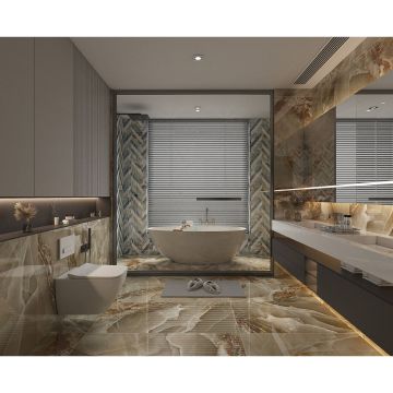 Керамогранит Itc Ceramica (Итк Керамика) Agate Coffe Polished 60x120 см