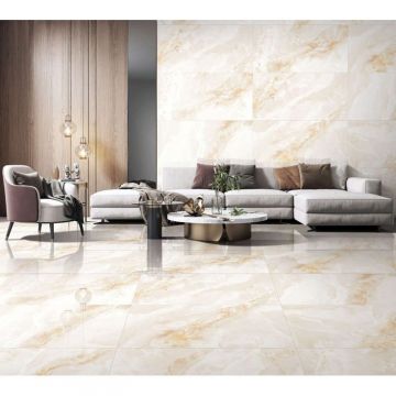 Керамогранит Itc Ceramica (Итк Керамика) Onice Beige Polished 60x120 см
