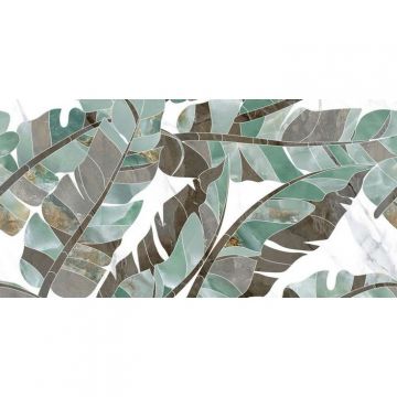 Керамогранит Itc Ceramica (Итк Керамика) Paola Bali Bianco A+B Polished Carving 60x120 см