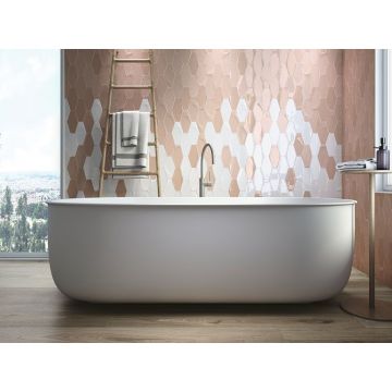 Настенная плитка APE Ceramica (Апе Керамика) Harlequin Curazao White Mix 10х20 см, ппп00052403