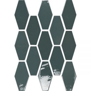 Настенная плитка APE Ceramica (Апе Керамика) Harlequin Dark Green 10х20 см, ппп00052397