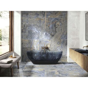 Керамогранит Ape Ceramica (Апе Керамика) Agate Blue лаппатированный ректификат 60x120 см