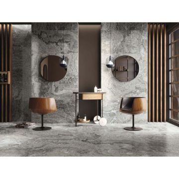 Керамогранит Ape Ceramica (Апе Керамика) Agate Grey лаппатированный ректификат 60x120 см