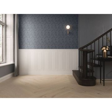 Керамическая плитка Ape Ceramica (Апе Керамика) Fables Boiserie Blanco Mate ректификат 30x90 см