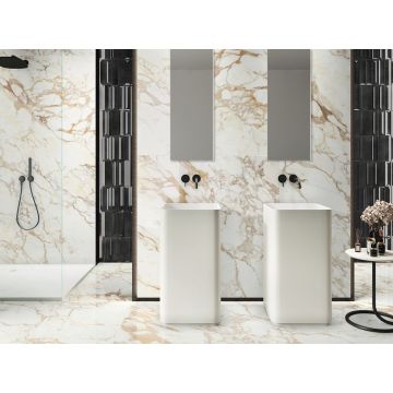 Керамогранит Ape Ceramica (Апе Керамика) Calacatta Gold полированный ректификат 60x120 см