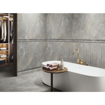 Бордюр Ape Ceramica (Апе Керамика) Augustus Zocalo Grey 15,8x30 см