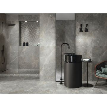 Керамическая плитка Ape Ceramica (Апе Керамика) Augustus Grey Rect 30x90 см