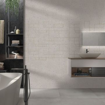 Керамическая плитка Ape Ceramica (Апе Керамика) Re-Use Gary White Rect 40x120 см