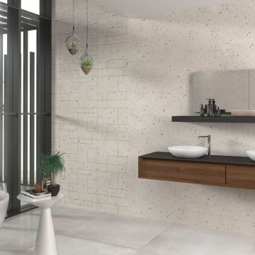 Керамическая плитка Ape Ceramica (Апе Керамика) Re-Use Gary White Rect 40x120 см