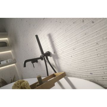 Керамическая плитка Ape Ceramica (Апе Керамика) Re-Use Mobius White Rect 40x120 см