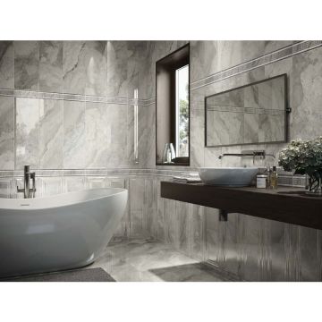 Керамическая плитка Ape Ceramica (Апе Керамика) Rex Shine Pearl 25x75 см