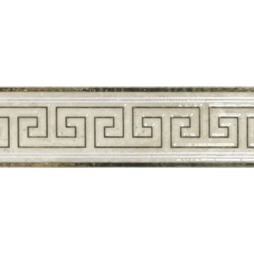 Бордюр Ape Ceramica (Апе Керамика) Travertino Cenefa Sabba Matt Gold 8x25 см