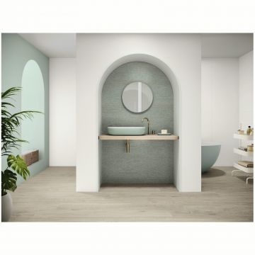 Керамическая плитка Ape Ceramica Bellagio Dec Careno Sera Rect 60X120 60х120 см черный матовая A041907