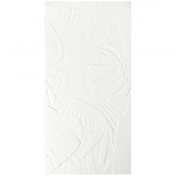 Керамическая плитка Ape Ceramica Bellagio Dec Lecco Bianco Rect 60х120 см белый матовая A041899