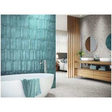 Керамогранит Ape Ceramica Reality Refraction Night 10х30 см черный глянцевая A036324